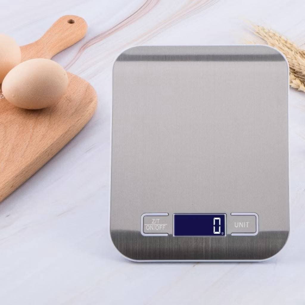 Balança Digital de Cozinha Inox alta precisão com Visor digital de ate 10 Kg