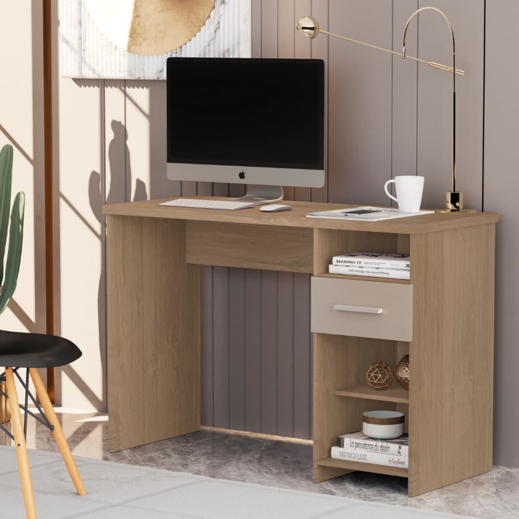 ENVIO FULL REFORÇADA Escrivaninha Mesa Para Quarto Escritório 1 Gaveta Muito Resistente Envio Rápido