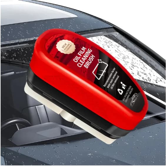 Escova De Limpeza De Filme De Óleo Automotivo , Limpador De Vidro De Carro Pára-Brisa Evita Chuva E Nevoeiro