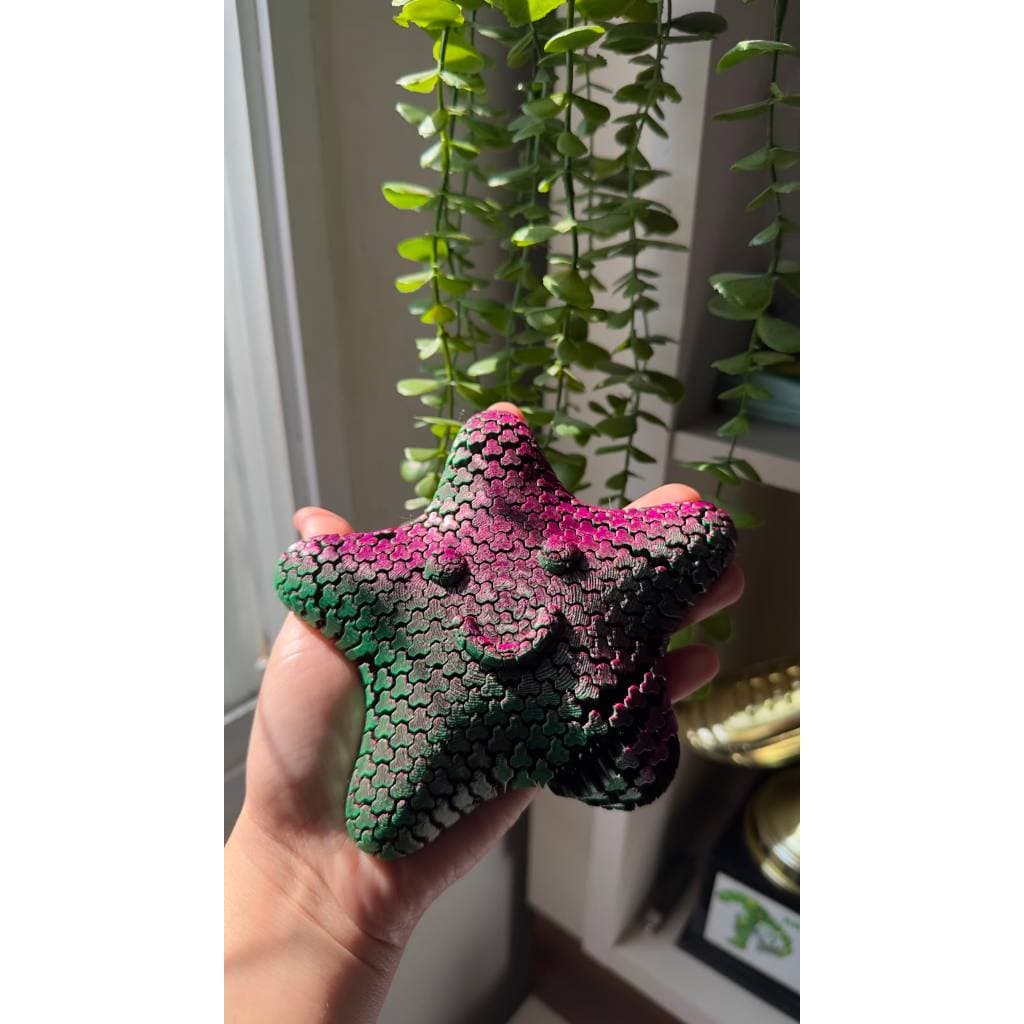 Estrela Articulada Flexível Fidget Antiestresse