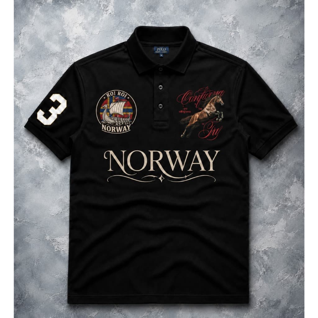Camiseta Polo Piquet Manga Curta Polo Club Old Money