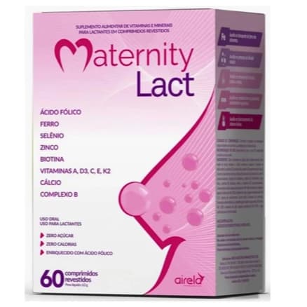 Maternity Lact Suplemento para Lactantes com 60 Cápsulas Airela