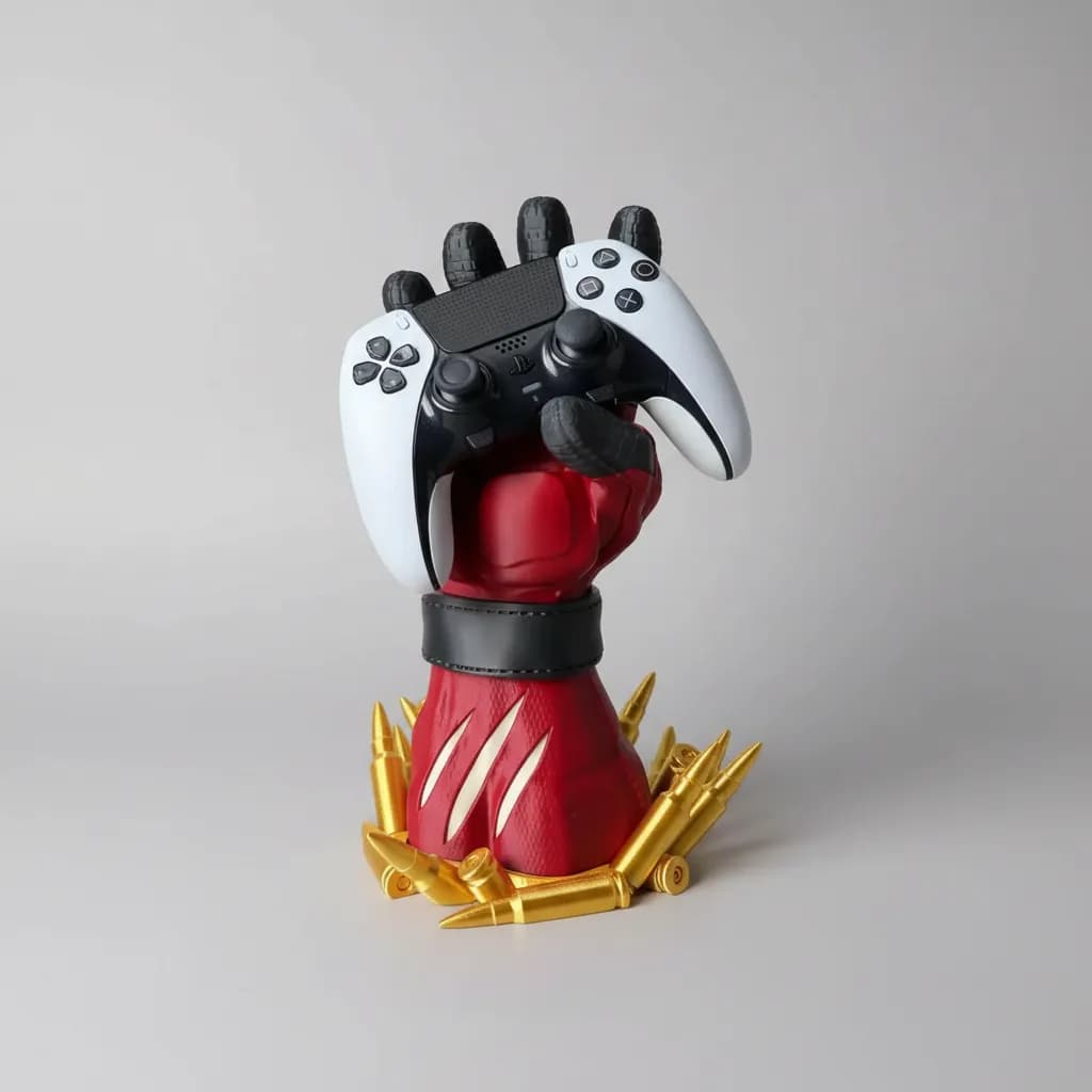 Suporte De Controle Xbox - PS5 Inspirado Em Deadpool