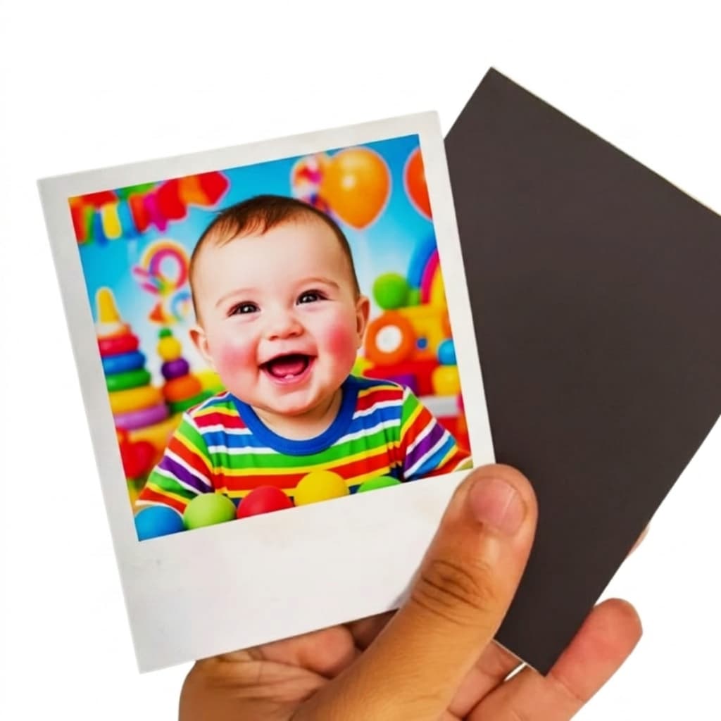 Kit até 45 Mini Fotos retrô com Imã de Geladeira- Lembrancinha - Personalizado - Envio Rápido - Envio em 24h