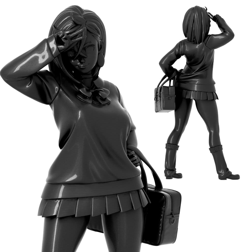 Action Figure Momo Ayase Dan Da Dan Cor Unica - Boneco Colecionavel da Momo Ayasede Dan Da Dan