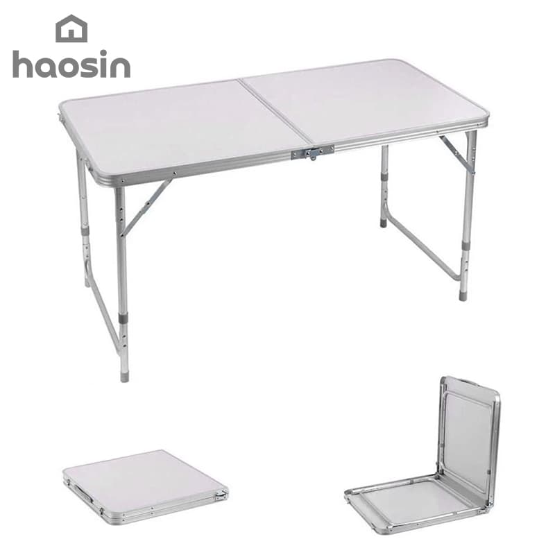 Haosin Mesa Dobrável portatil de jantar 2 em 1 Transforma em Mala para Camping Praia Trilha