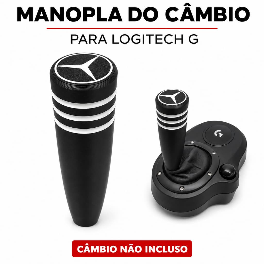 Manopla Personalizada para Câmbio Logitech G Driving Force G29 G920 G923