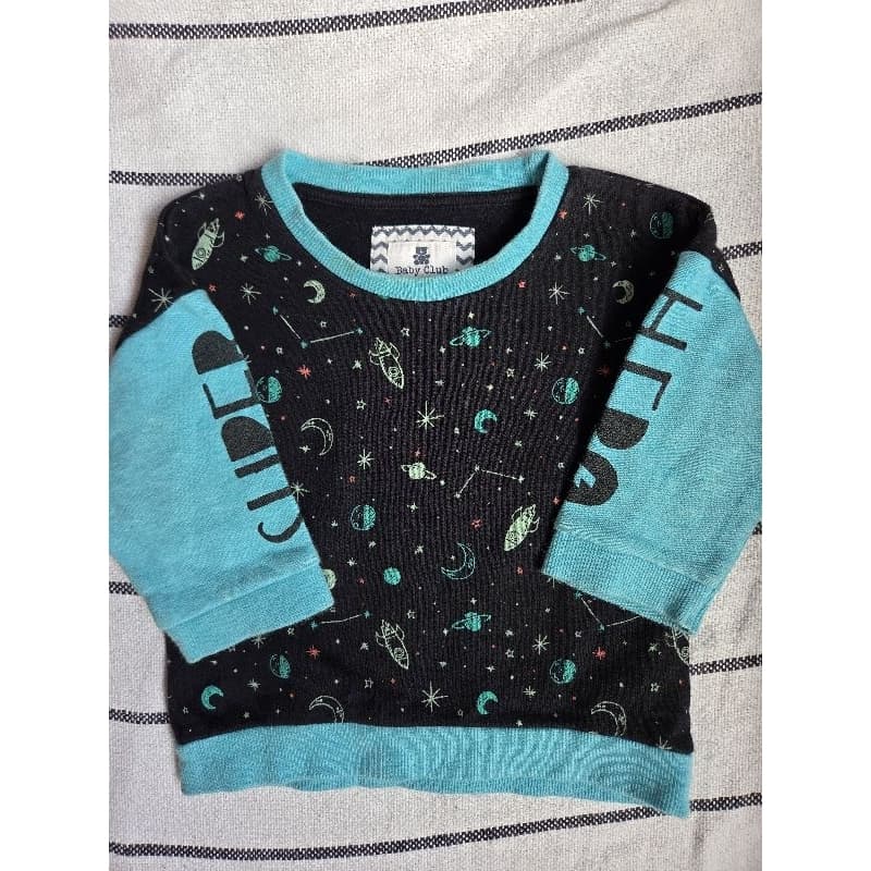 [ Desapego lindo!] Blusa de moletom baby club 9 a 12 meses