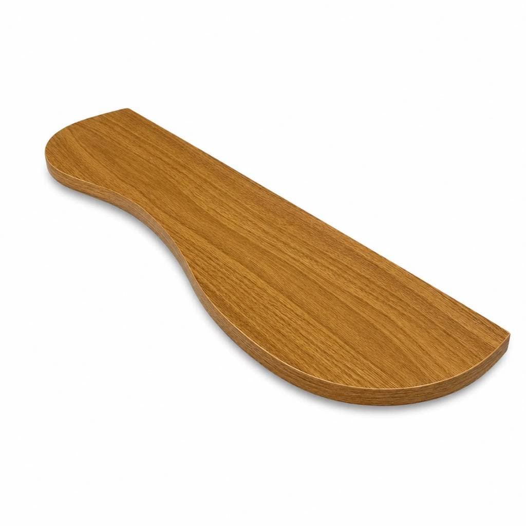 Prateleira Orgânica 15x60cm MDF Louro Freijó 18mm Suporte Invisível Decorativa De Parede