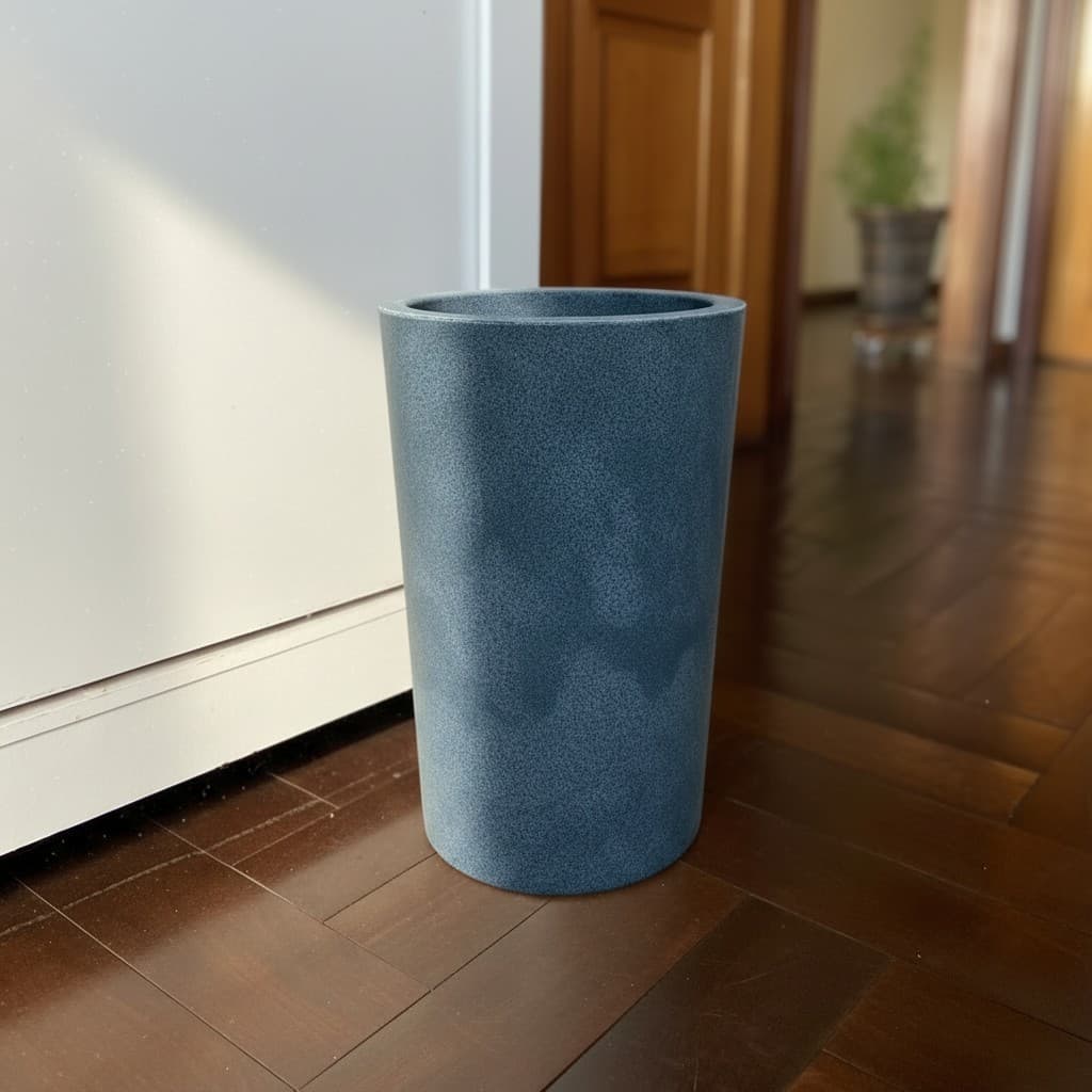 Vaso Coluna Ibiza 39cm para Plantas Polietileno Premium Leve Resistente Decorativo Luxo
