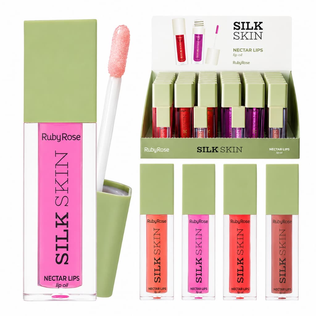 Ruby Rose - Lip Oil Nectar Silk Skin L6504 - 36 Unidades