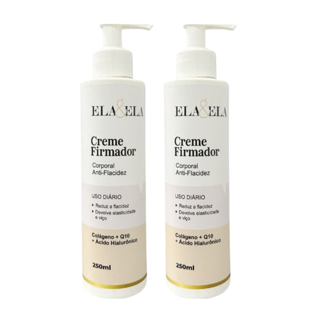 ✨ Kit 2x Creme Firmador Ela&Ela – Mais Firmeza e Elasticidade! Diga Adeus à Flacidez!!!!!