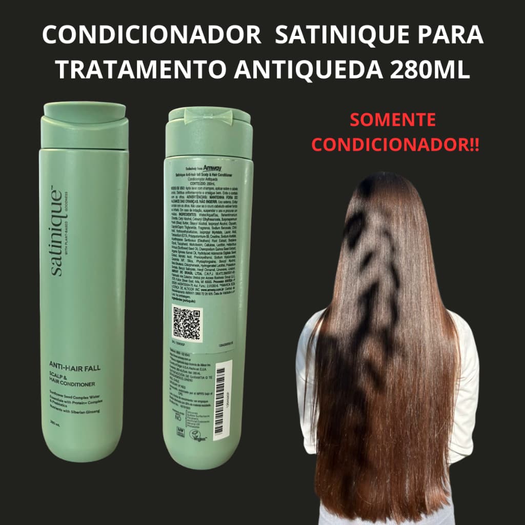 Condicionador Satinique para Tratamento Antiqueda 280ml