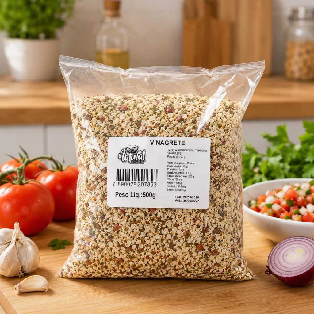 Vinagrete Desidratado - 500g: Prático, Versátil e Saboroso