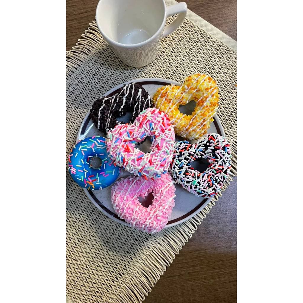 Ímã de Geladeira em Espuma Decorativo | Hambúrguer e Donuts