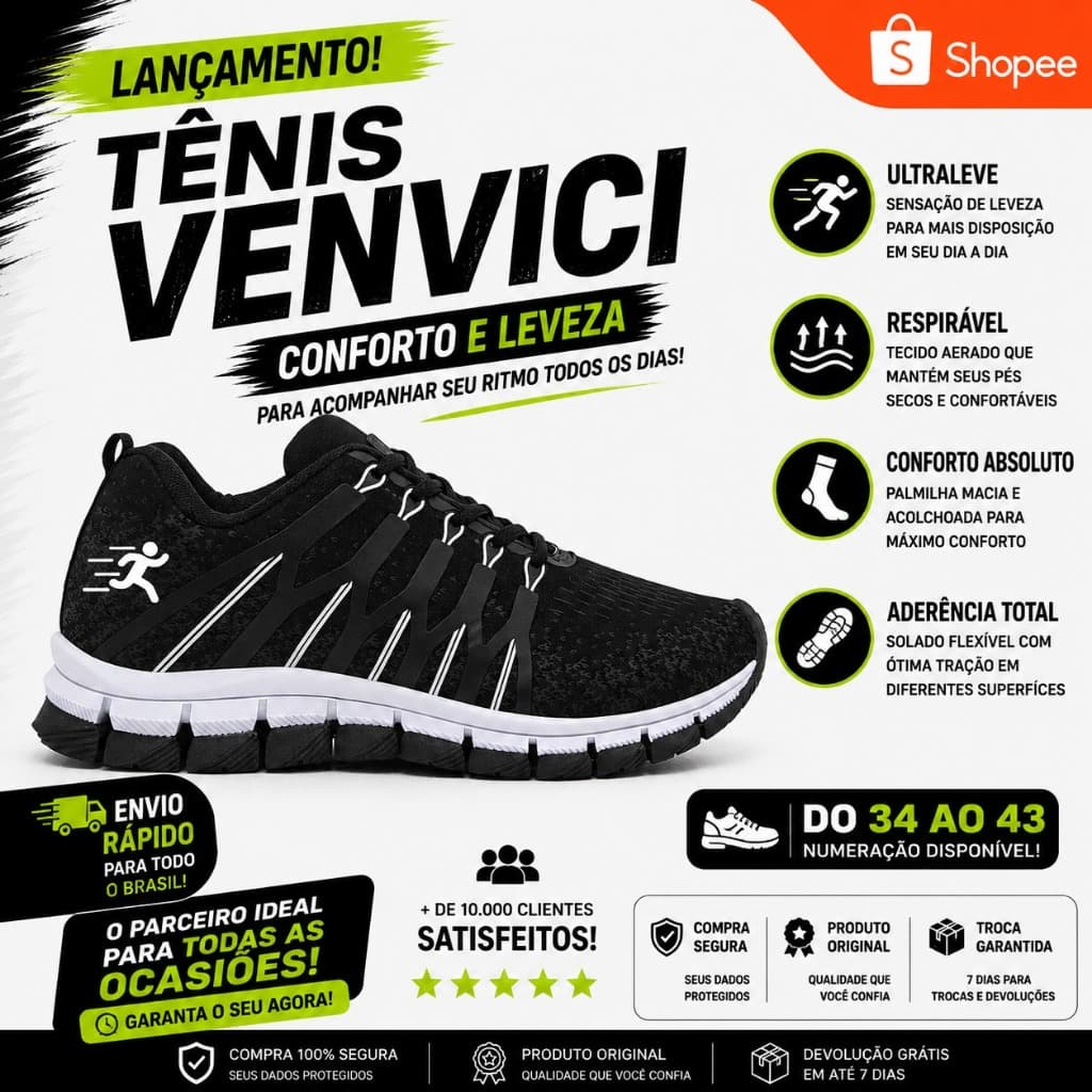 Tênis Masculino Esportivo Academia Caminhada Mega Promoção