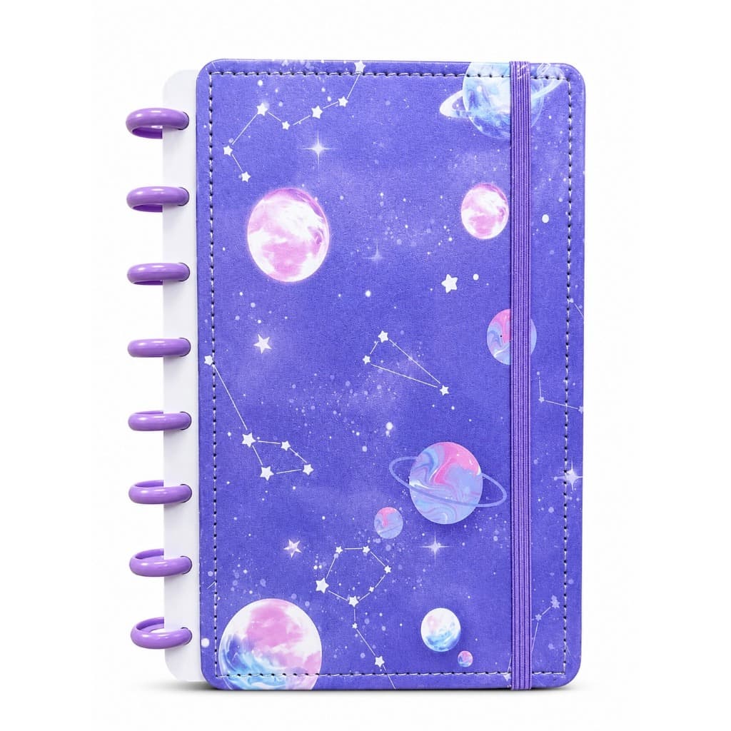 Caderno Inteligente Recarregável A4 A5 B5 Capa Dura 80 Folhas Soltas Disco Universitário para Estudos, Escola e Escritór