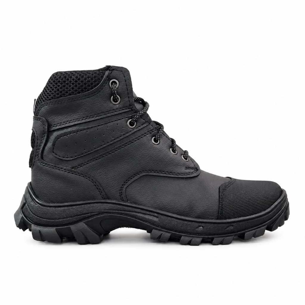 Bota Coturno Masculino Adventure  Confortável Resistente Solado Costurado para Dia a Dia + palmilha ortopédica