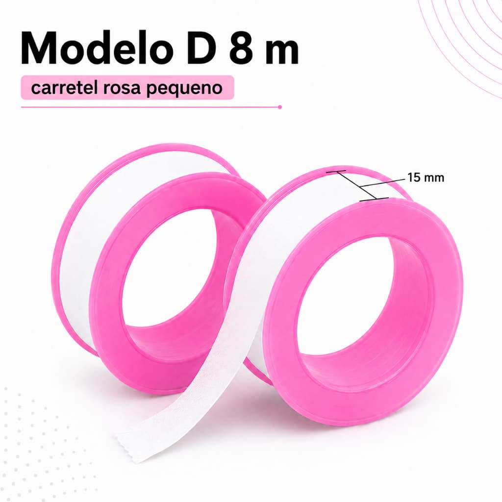 Kit Fita Veda-Rosca PTFE para Torneira, Chuveiro, Válvula, Tubos PVC, Jardim, Encanamento e Lavagem