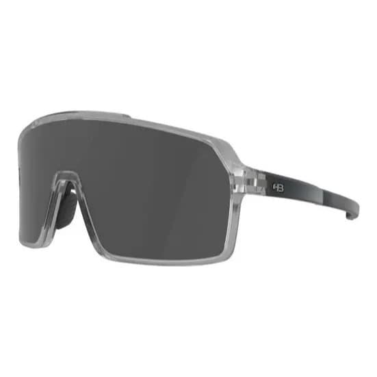 Oculos Ciclismo Hb Grinder Cristal/graphite Lente Silver