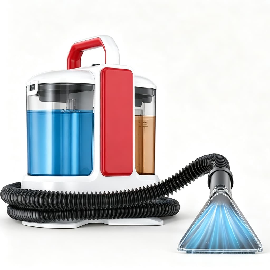 Limpador Extrator Portátil 1000W Sucção 18Kpa, Limpeza de Sofá, Tapete e Estofados Automotivos