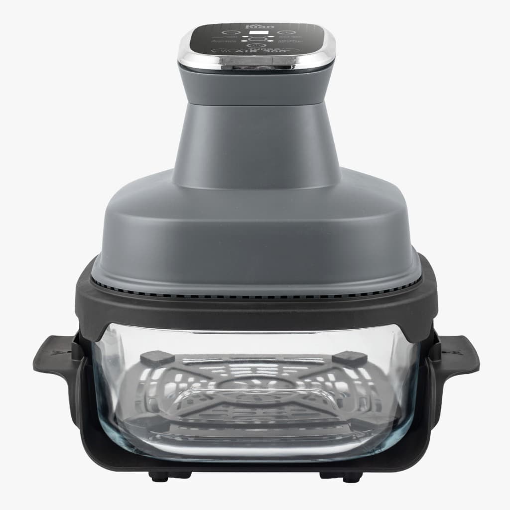 Fritadeira Elétrica 4L com Cesto de Vidro 1500W AFV-101 Air Fryer Travessa de vidro com Tampa Kian