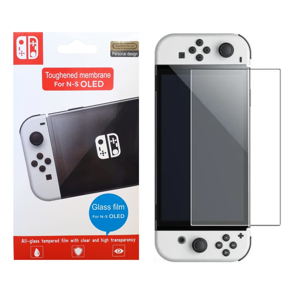 Película Protetora de Vidro Nintendo Switch OLED ou LITE
