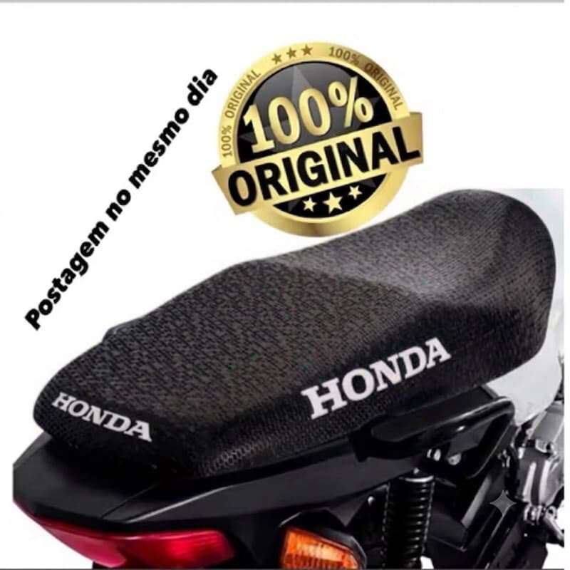 Capa De Banco Honda Pop 110i Estilo Original Térmica Colmeia Antiderrapante Proteção Resistente 2018 a 2026