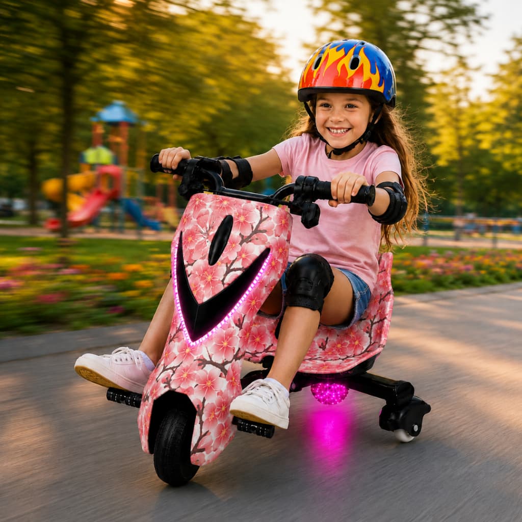 Triciclo Eletrico Infantil 3 Velocidades Led 300w 6 Polegada