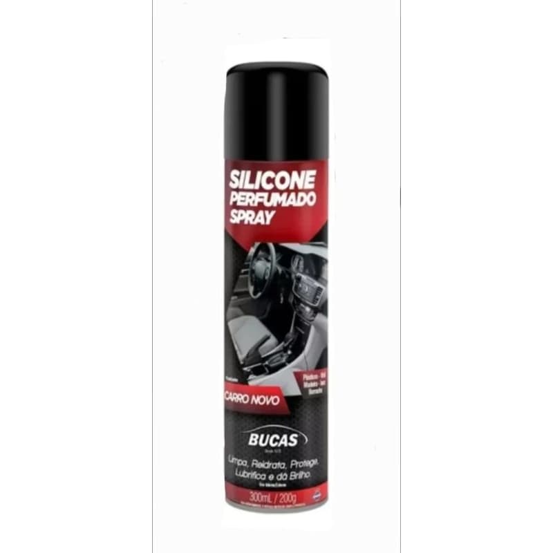 Silicone Bucas Spray Aroma Carro Novo 300ml