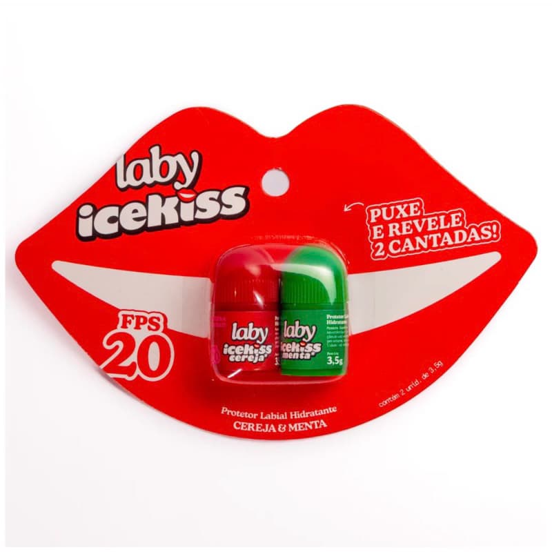 Laby icekiss Hidratante Labial FPS20 PUSH PULL 3,5G