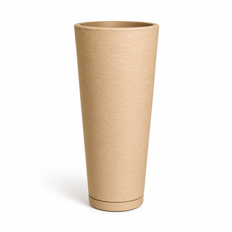 Vaso Decorativo Externo para Plantas Alto Polietileno Área Gourmet Piscina