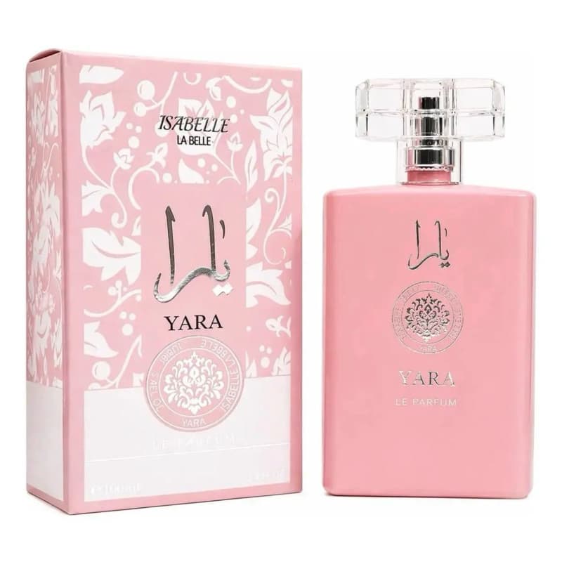 Perfume Arabe Yara Pink 100ml Isabelle La Belle Oriental Baunilha Feminino