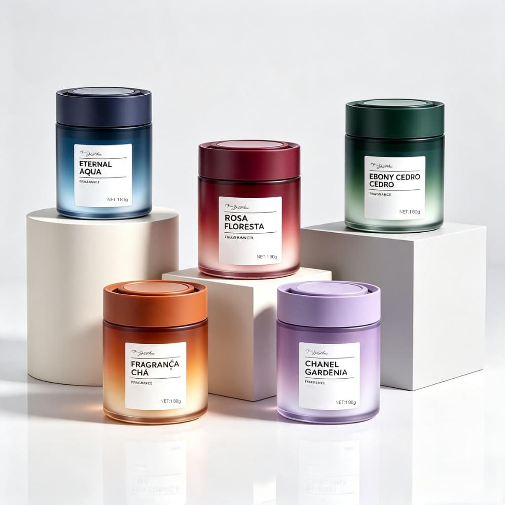 Car Gel Scent  Cheirinho Para Carro Aromatizador Ar Condicionado Perfume Aroma Purificador de Ar-E11