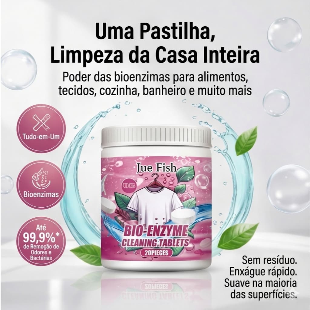 Limpador multifuncional que remove manchas, mofo e molhos. Eficaz contra todas as man