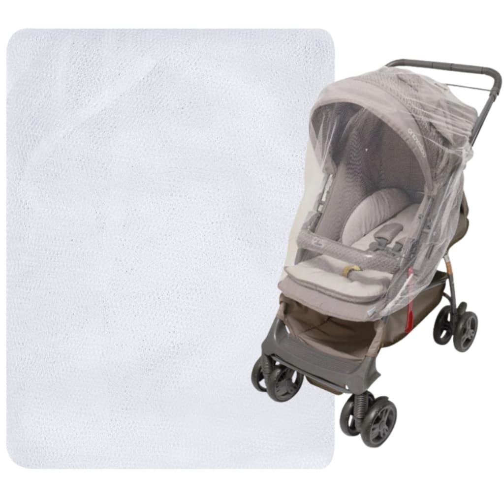 Mosquiteiro Para Carrinho de Bebê Enxoval Tam 1,30mx1,20m Cuidados Papi