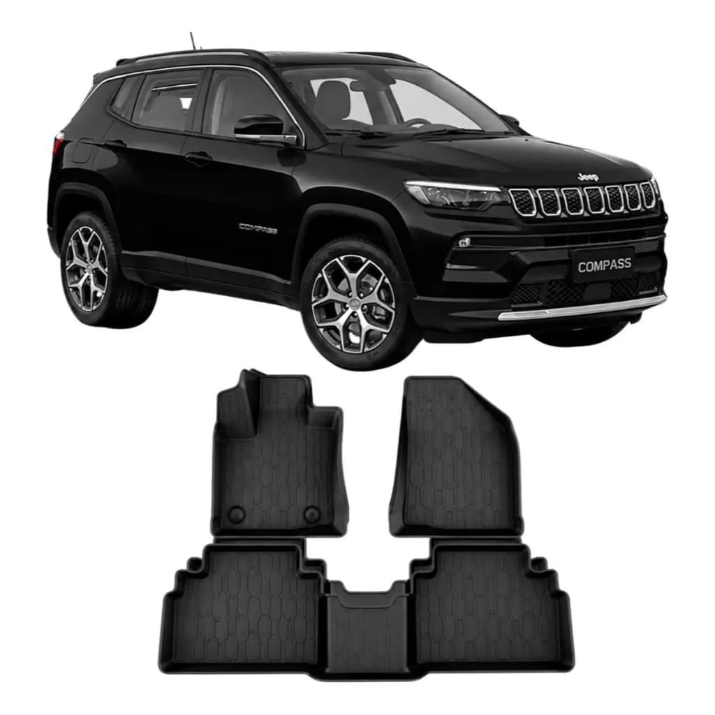 Tapete Bandeja Jeep Compass 2016 A 2026 Borracha