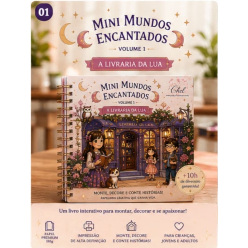 Livro Interativo Casinha de Boneca de Papel | papelaria personalizada | cenários 3D | Bonecas de Papel | PDF Digital