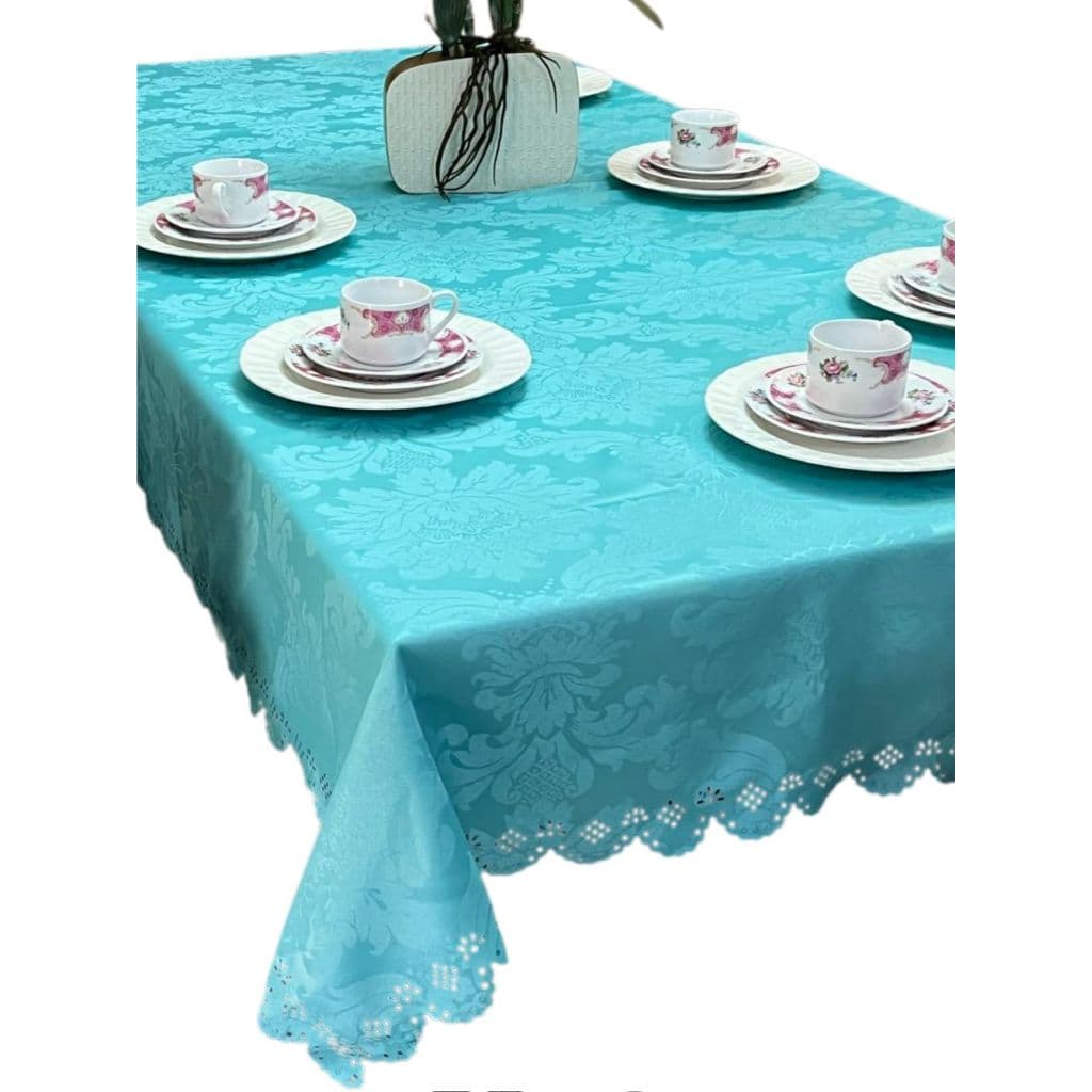 Toalha de Mesa Jacquard Luxo Decoração para 10 Cadeiras Oferta