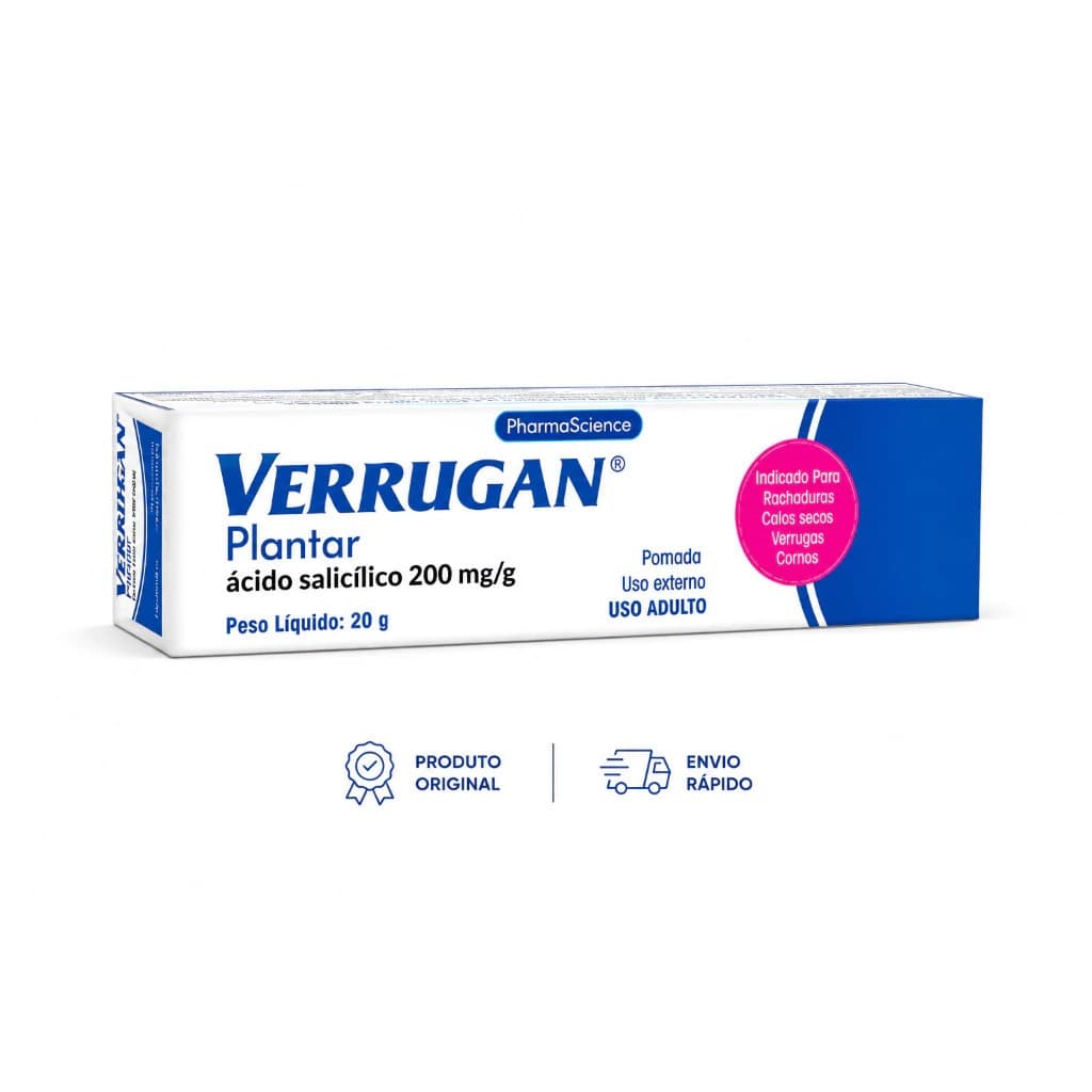Verrugan Plantar 20g Uso tópico