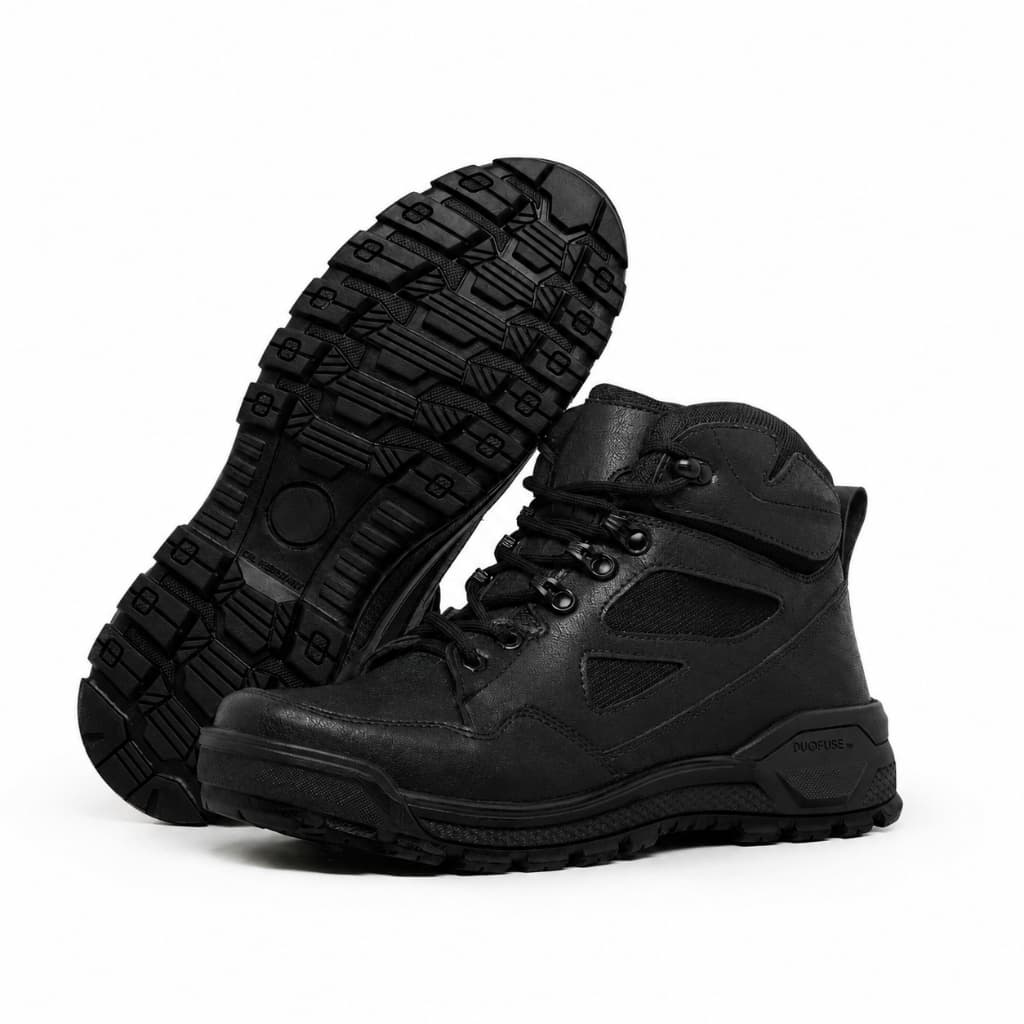 Bota Adventure Coturno Masculino Preto Palmilha Gel Confortável