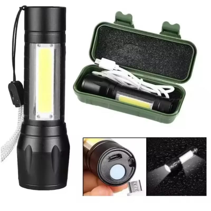 Mini Lanterna LED Recarregável, E Zoom P, Regular Alone, Via USB