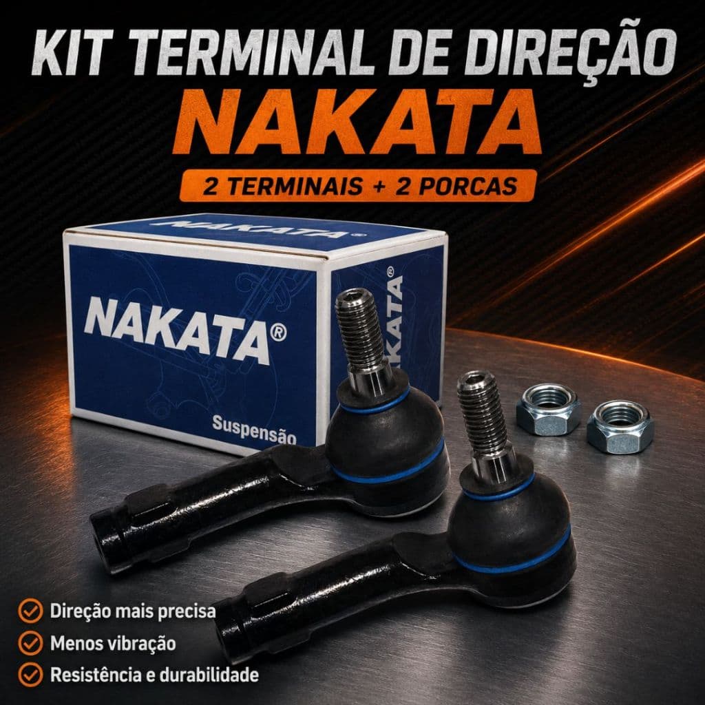 Par Terminal Direção Nakata Ford Ka+ New Fiesta Ecosport 13 -  NOVO