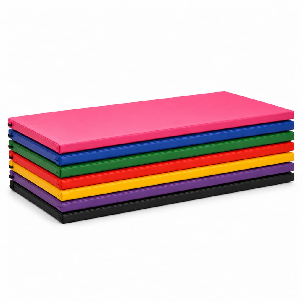 Colchonete Fitness 90x40x3cm Cores Variadas Academia Yoga Pilates Exercícios Impermeável