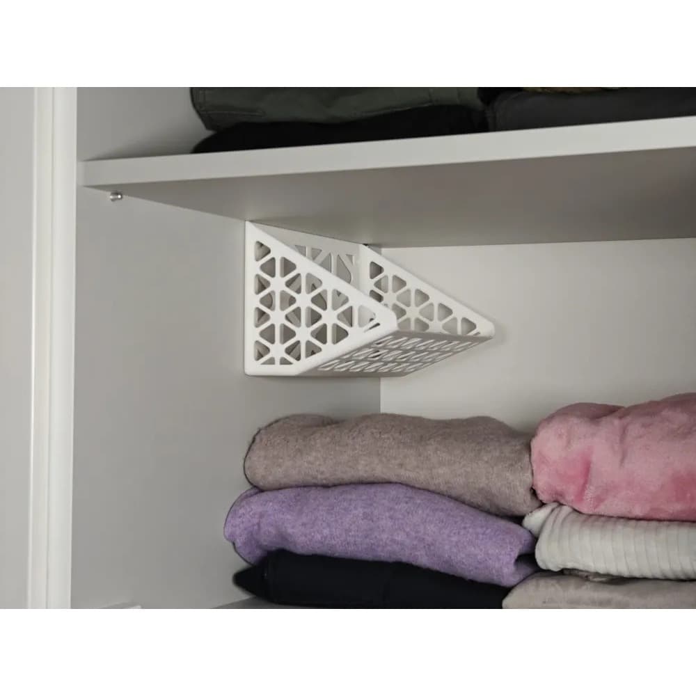 Cesto Organizador Suspenso para Armário e Guarda-Roupa – Prateleira 25cm