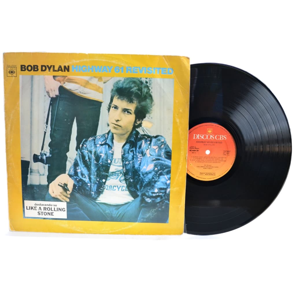 Bob Dylan Highway 61 Revisited Disco Vinil LP Original 1965 Usado