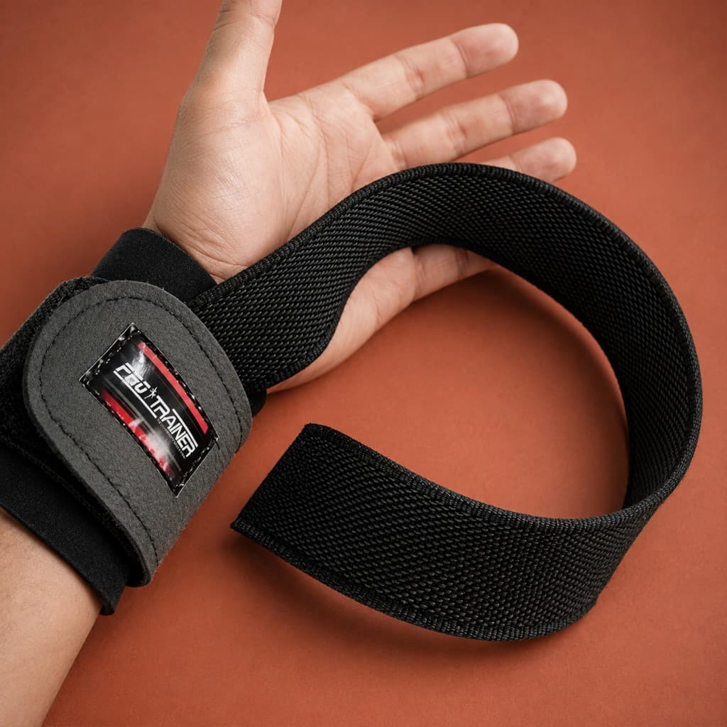 Strap Fita Com Munhequeira Barra Costas Academia