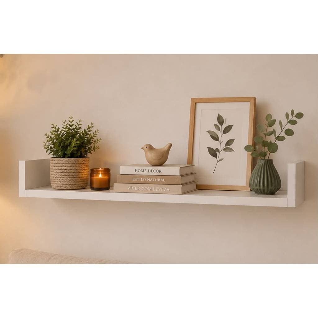 Prateleira Suspensa com Laterais MDF 0,90x10x15
