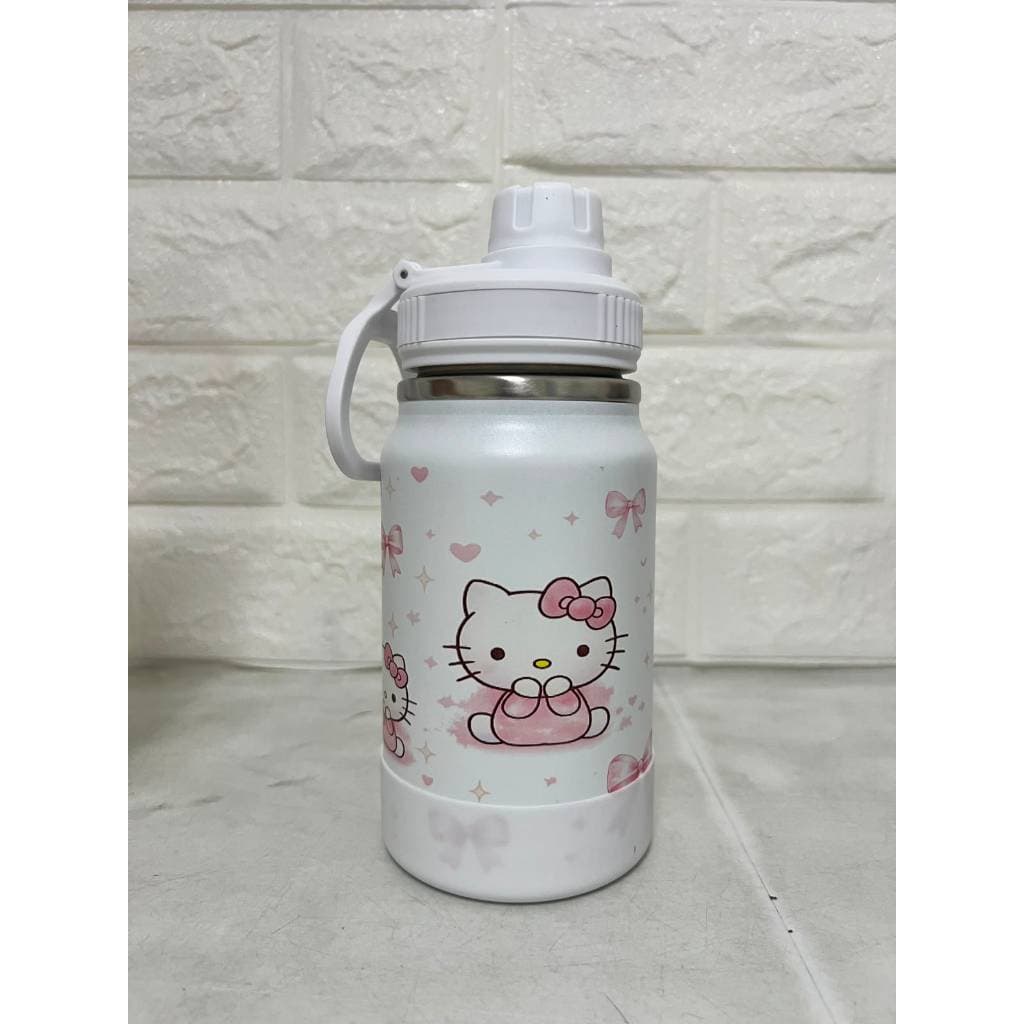 Garrafa Térmica Infantil 350ml Hello Kitty Criança Escola Brinde Lembrança