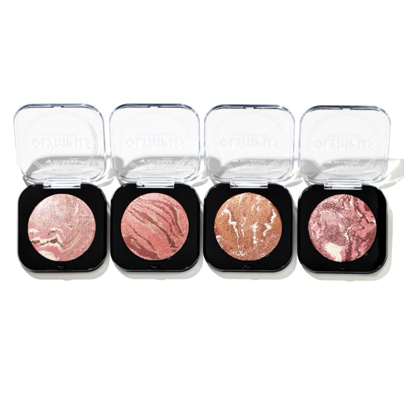 Blush Baked Iluminador Bella Femme Olympus 10g – Alta Pigmentação Efeito Glow 4 Cores